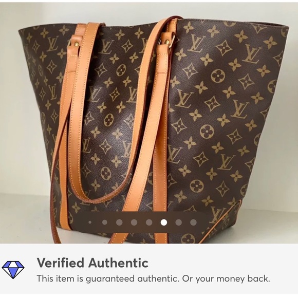 Louis Vuitton Monogram Sac Shopping Tote Bag MM - Picture 2 of 16